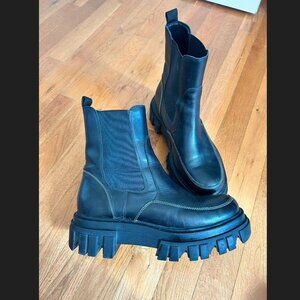 Marc Fisher Morgan Lug Sole Ankle Bootie